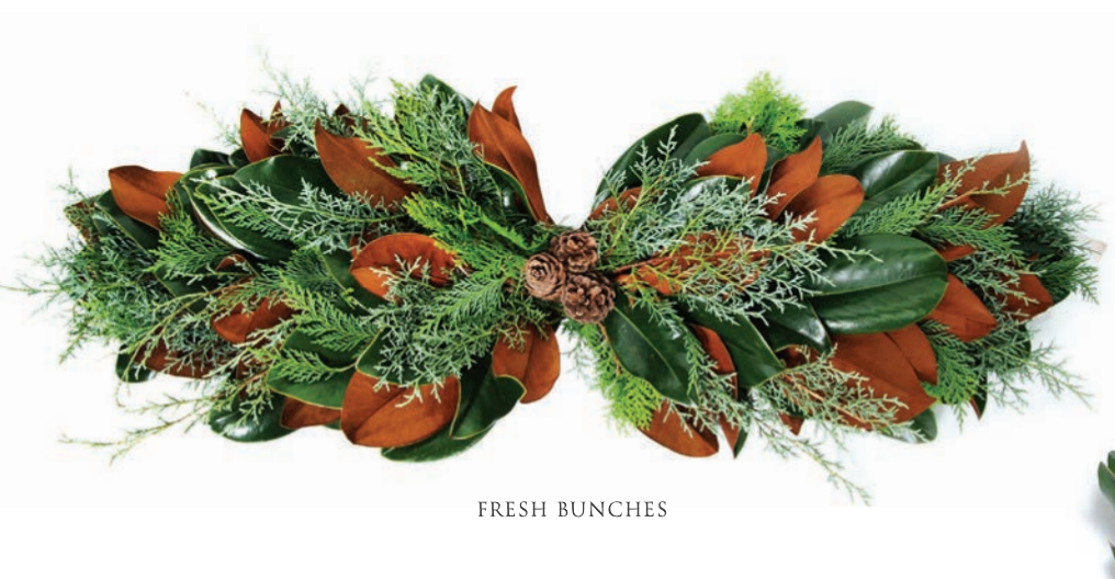 Fresh Bunches Mantel 36"